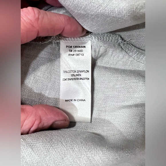 DOE & RAE Light blue Sleeveless embroidered top shift‎ dress size L. - Picture 11 of 14